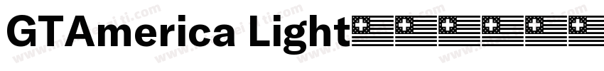 GTAmerica Light字体转换